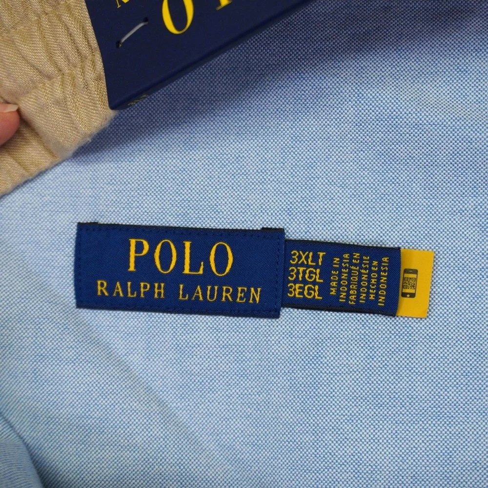 NEW Polo Ralph Lauren Shorts Men 3XLT Beige Khaki Linen Elastic Waist Drawstring